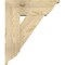 Ekena Millwork Traditional Traditional Rough Sawn Bracket w/ Offset Brace, Douglas Fir, 8"W x 22"D x 26"H BKT0806X22X26TRA01RDF - alternate 4